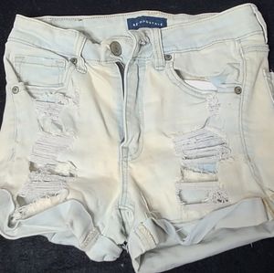 Aeopostal High Waisted Midi, Size 4 shorts